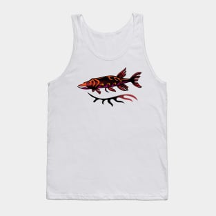 Sunset Fish Ojibwe Indigenous WAWEZHI CANADA Tank Top